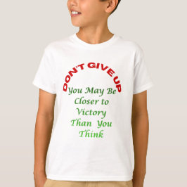 Camiseta No te rindas