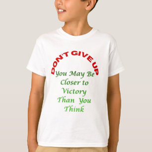 Camiseta No te rindas 