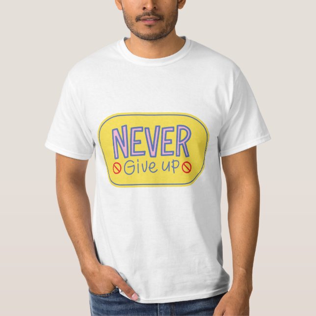 Camiseta no te rindas (Anverso)