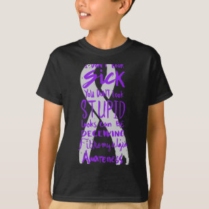 Camiseta No te ves enfermo - no te ves estúpido - Fibromya