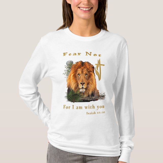 Camiseta No teman a Isaías 41:10 (Anverso)