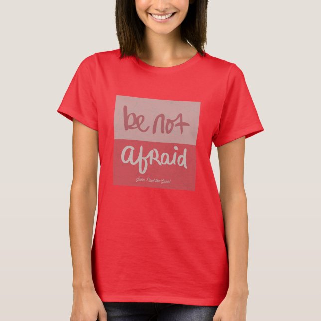 Camiseta No temas (Anverso)
