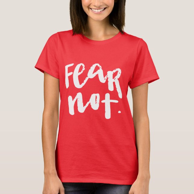 Camiseta No temas (Anverso)