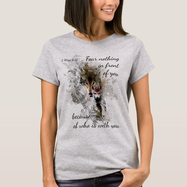 Camiseta No temas nada delante de tu Inspiradora cita (Anverso)