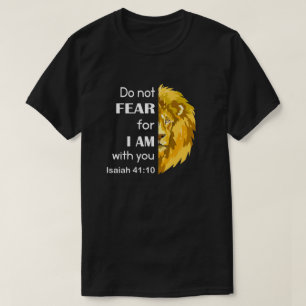 Camiseta No temas que estoy contigo León de Judá Cristiano