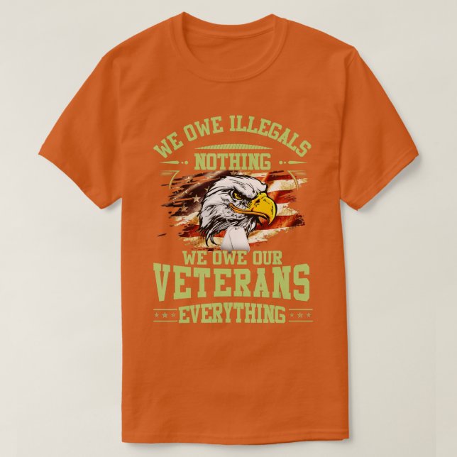 Camiseta No Tenemos Nada Ilegal Que Poseamos A Nuestros Vet (Diseño del anverso)