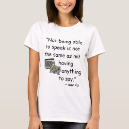 Camiseta No tener nada que decir