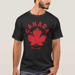 Camiseta No Tengan Miedo De Que Canadá Esté Aquí, Bandera D