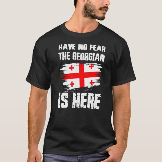 Camiseta No Tengan Miedo De Que El Georgiano Está Aquí Band (Anverso)
