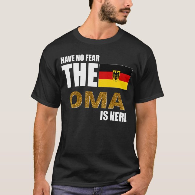 Camiseta No Tengan Miedo De Que La Oma Esté Aquí Bandera Al (Anverso)