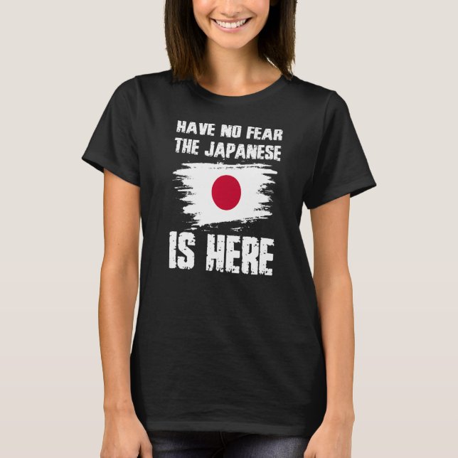 Camiseta No Tengan Miedo De Que Los Japoneses Estén Acá El  (Anverso)