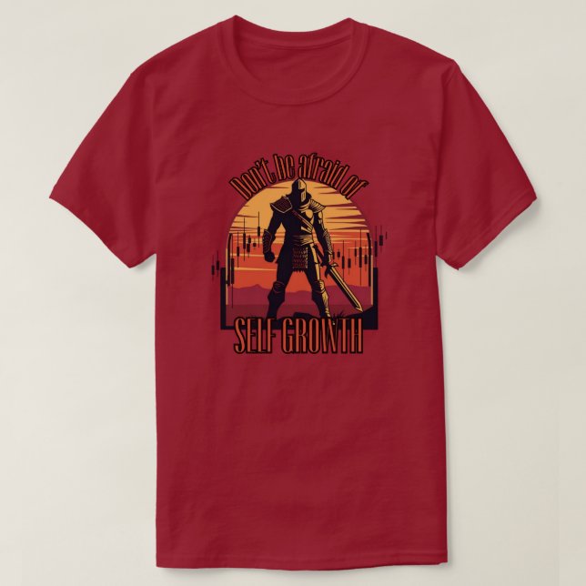 Camiseta No tengan miedo del crecimiento propio | Motivació (Diseño del anverso)