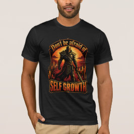 Camiseta No Tengas Miedo de Caballero de Comercio de Crecim