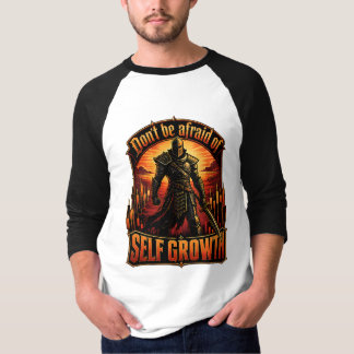 Camiseta No Tengas Miedo de Caballero de Comercio de Crecim