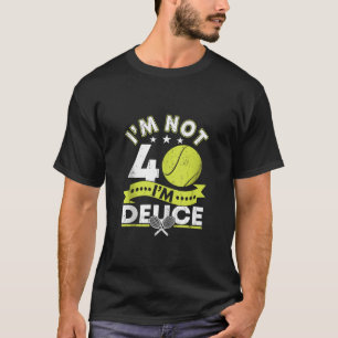 Camiseta No tengo 40 años, divertida tenista 40 años Gif