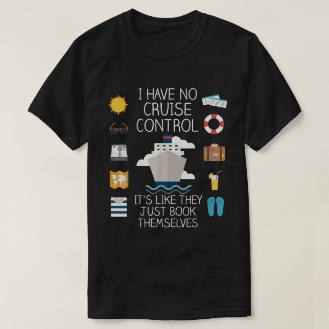 Camiseta No Tengo Barco De Crucero (Diseño del anverso)