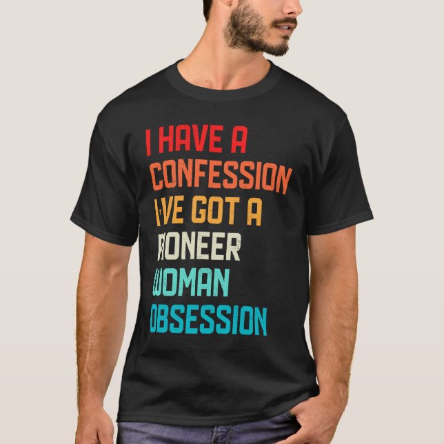 Camiseta No tengo confesión de haber tenido obsesión de pio (Anverso)