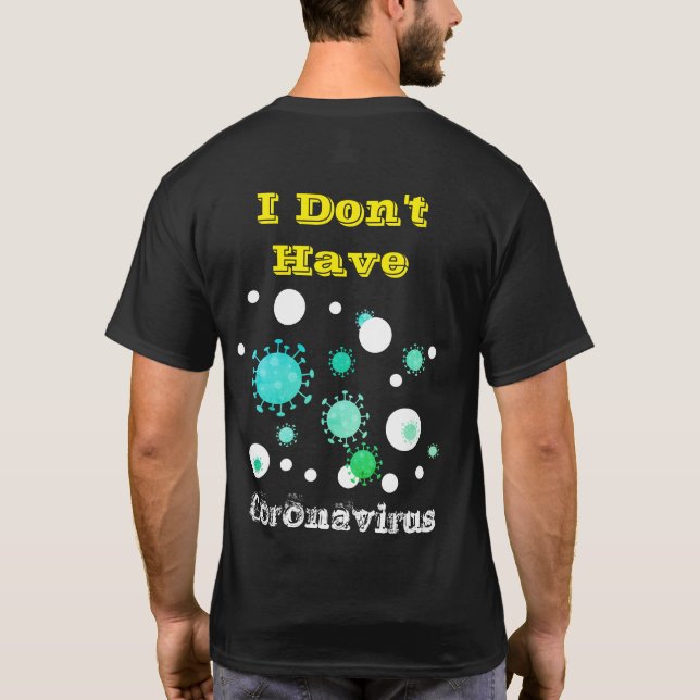 Camiseta No tengo Coronavirus (Reverso)