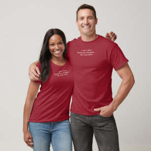 Camiseta No tengo enfermedad de Parkinsones en blanco