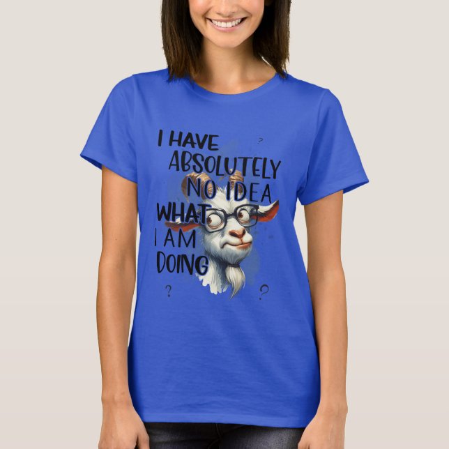 Camiseta No Tengo Idea De Cabra (Anverso)