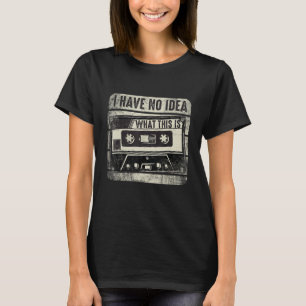 Camiseta No Tengo Idea De Qué Es Este Caso Retro Gracioso P