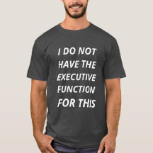 No tengo la función ejecutiva para este tee