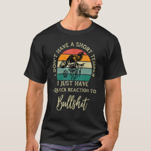 Camiseta No Tengo Mal Genio  Vaquero Vida De Campo
