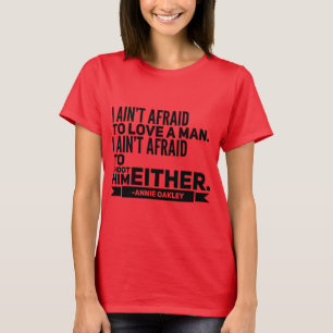 Camiseta No tengo miedo de amar TS del hombre de una cita