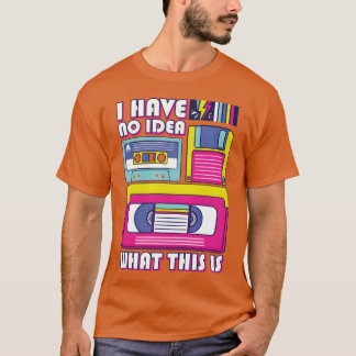 Camiseta No tengo ni idea qué es esto 80s 90s Casete Video 