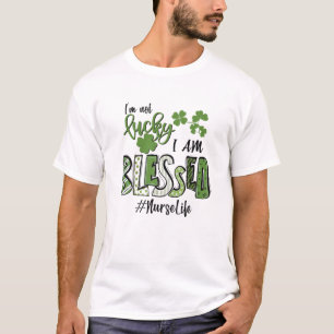 Camiseta No tengo suerte de ser la bendita enfermera Life S