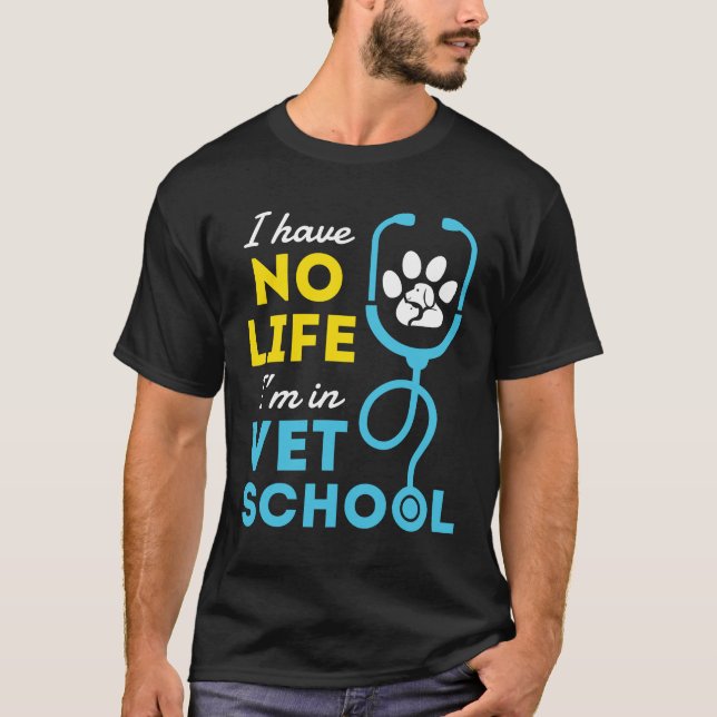 Camiseta No Tengo Un Estudiante Veterinario De La Escuela D (Anverso)