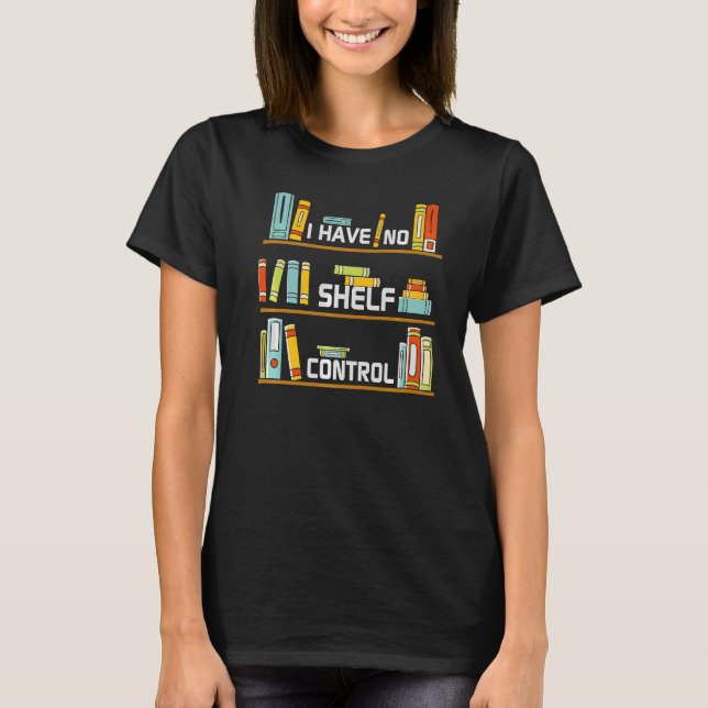 Camiseta No tengo un libro de lectura de biblioteca de cont (Anverso)