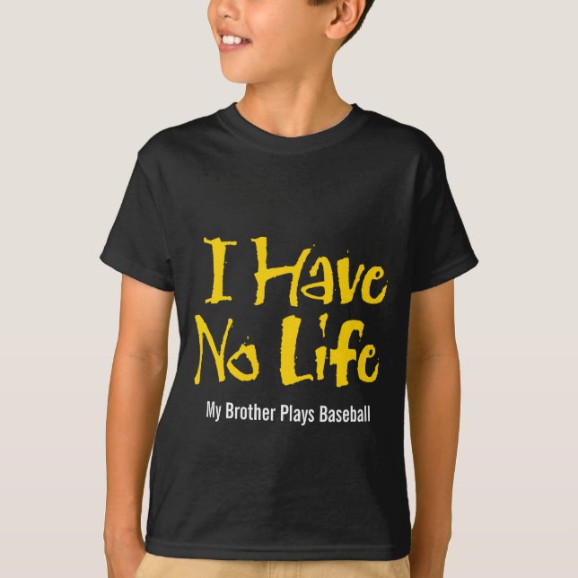 Camiseta No Tengo Vida (Béisbol) (Anverso)