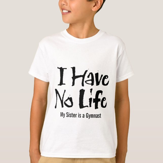 Camiseta No Tengo Vida (Gimnasta) (Anverso)