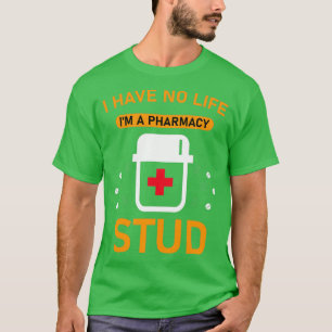 Camiseta No tengo vida ix27m un estudiante de farmacia FUNN