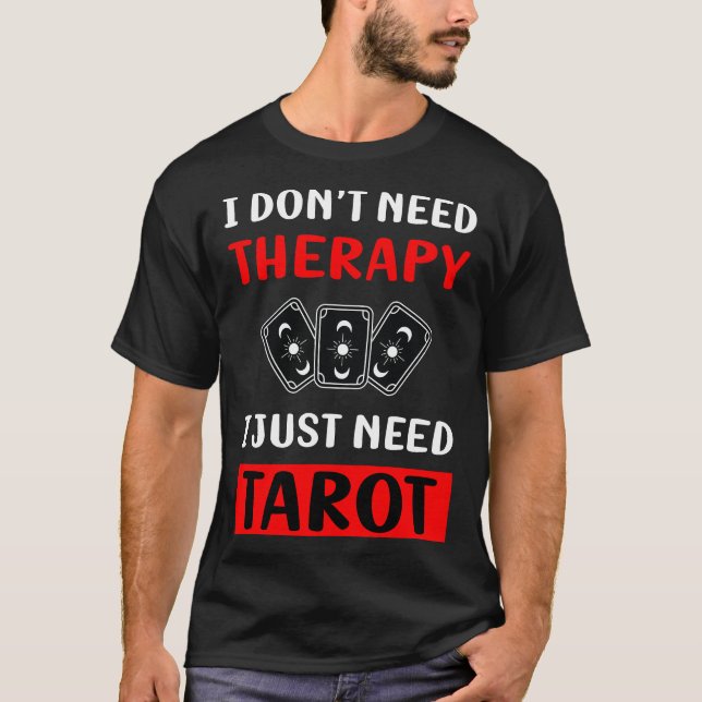 Camiseta No Terapia Tarot (Anverso)