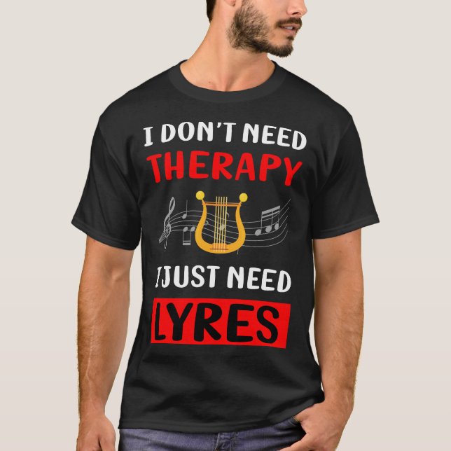 Camiseta No Therapy Lyre (Anverso)