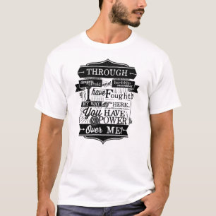 Camiseta No tienes poder sobre mí