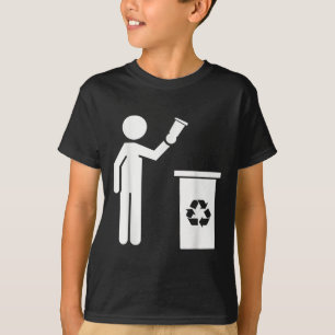 Camiseta No tirar basura Protección Ambiental
