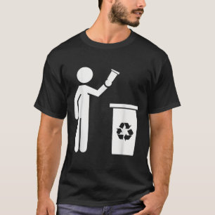 Camiseta No tirar basura Protección Ambiental