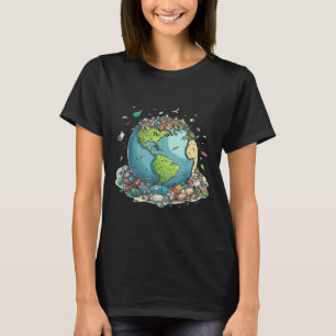 Camiseta No tirar basura Protección Ambiental
