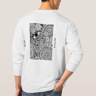 Camiseta No title–  Monochrome Hand-Drawn Art