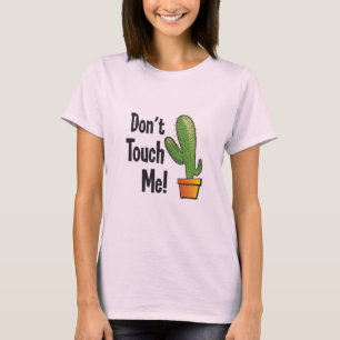 Camiseta No tocarme la versión 2