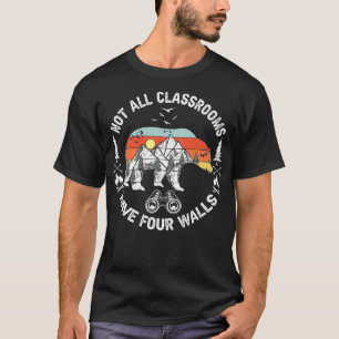 Camiseta No todas las aulas tienen cuatro paredes de oso av