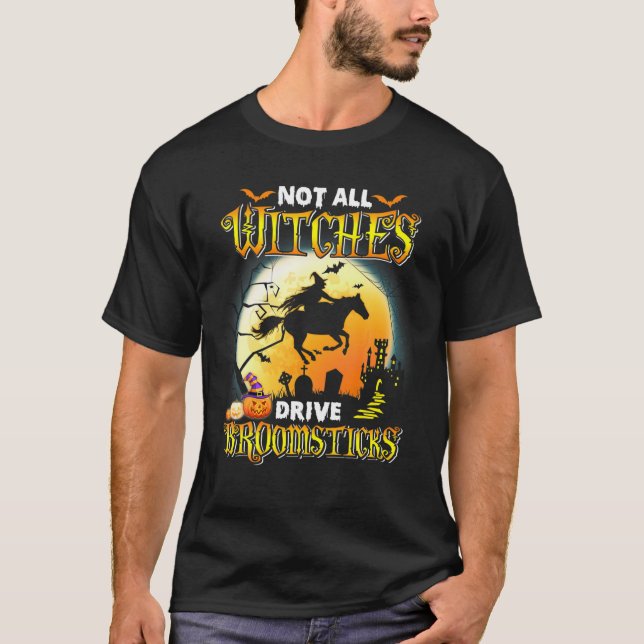 Camiseta No todas las brujas conducen al agricultor de Broo (Anverso)