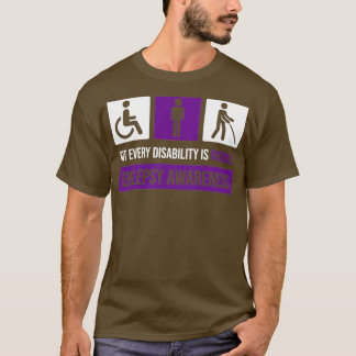 Camiseta No Todas Las Discapacidades Son Conciencia Epileps