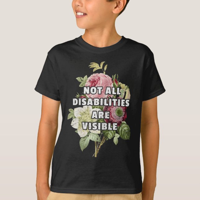 Camiseta No Todas Las Discapacidades Son Fibromialgia Visib (Anverso)