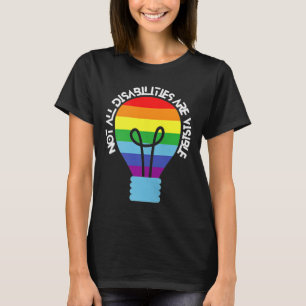 Camiseta No todas las discapacidades son visibles