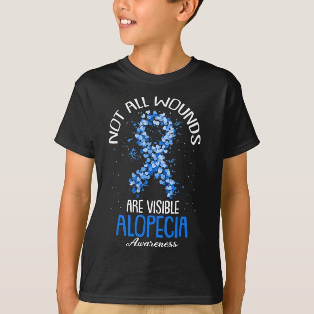 Camiseta No Todas Las Heridas Son Alopecia Visible 1 (Anverso)