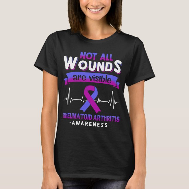 Camiseta No Todas Las Heridas Son Artritis Reumatoide Visib (Anverso)